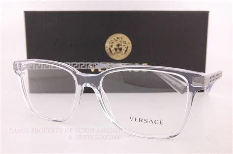 versace clear frame|versace frames for men.